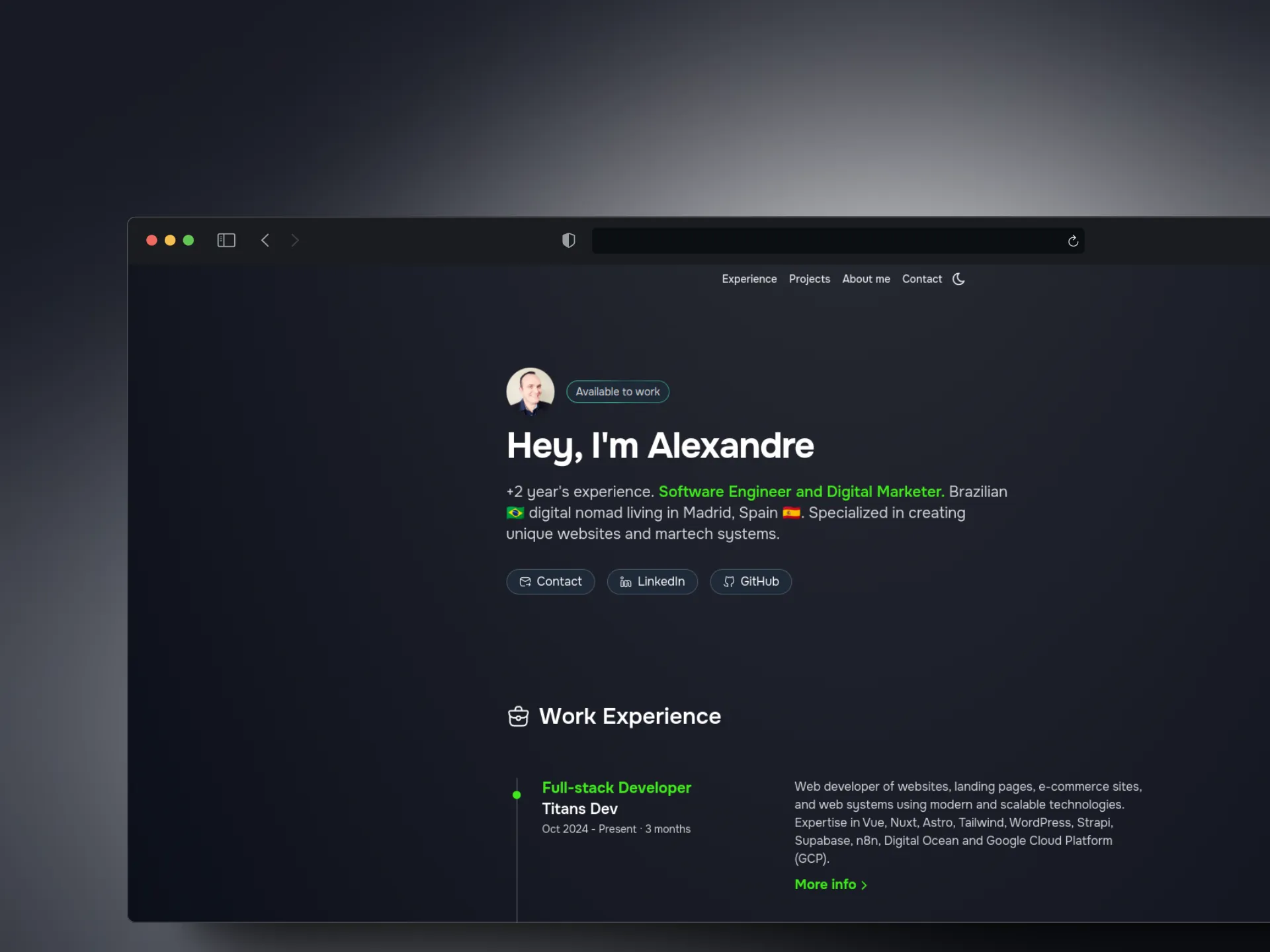 Portfolio Alexandre Spindola | 2024