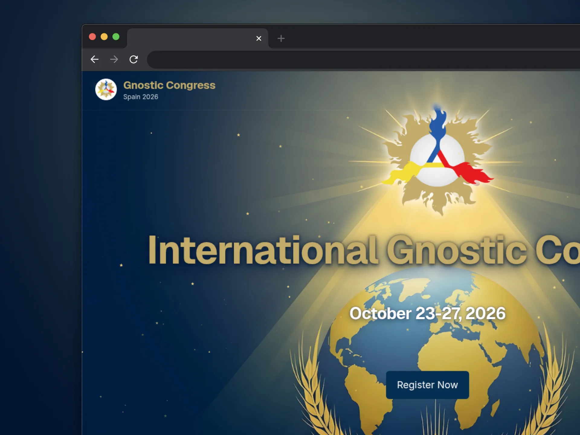 Gnostic Congress Spain 2026 - Full Stack Web App | 2025