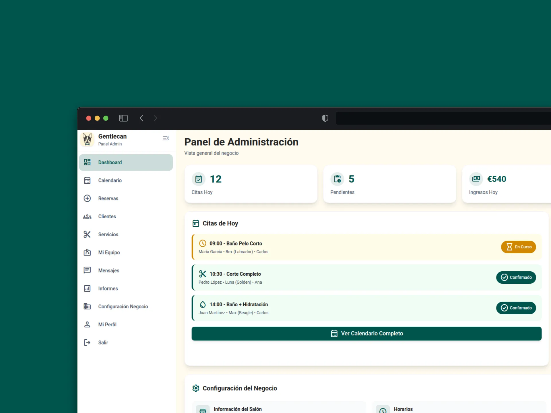 Gentlecan - Full Stack Web App (Admin Dashboard) | 2025